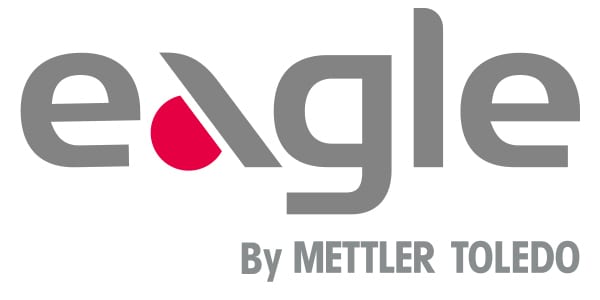 Eagle by METTLER TOLEDO logo, gray text with red circle in the 'a'.