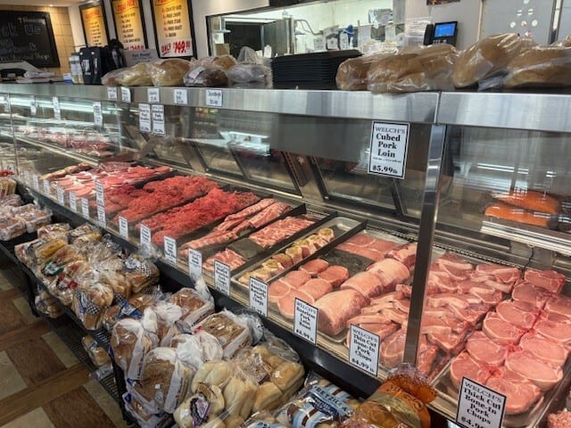 Display case, Grocery store, Food, Retail, Ingredient, Meat, Supermarket