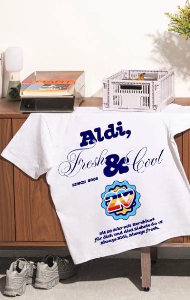Active Shirt, White, Font