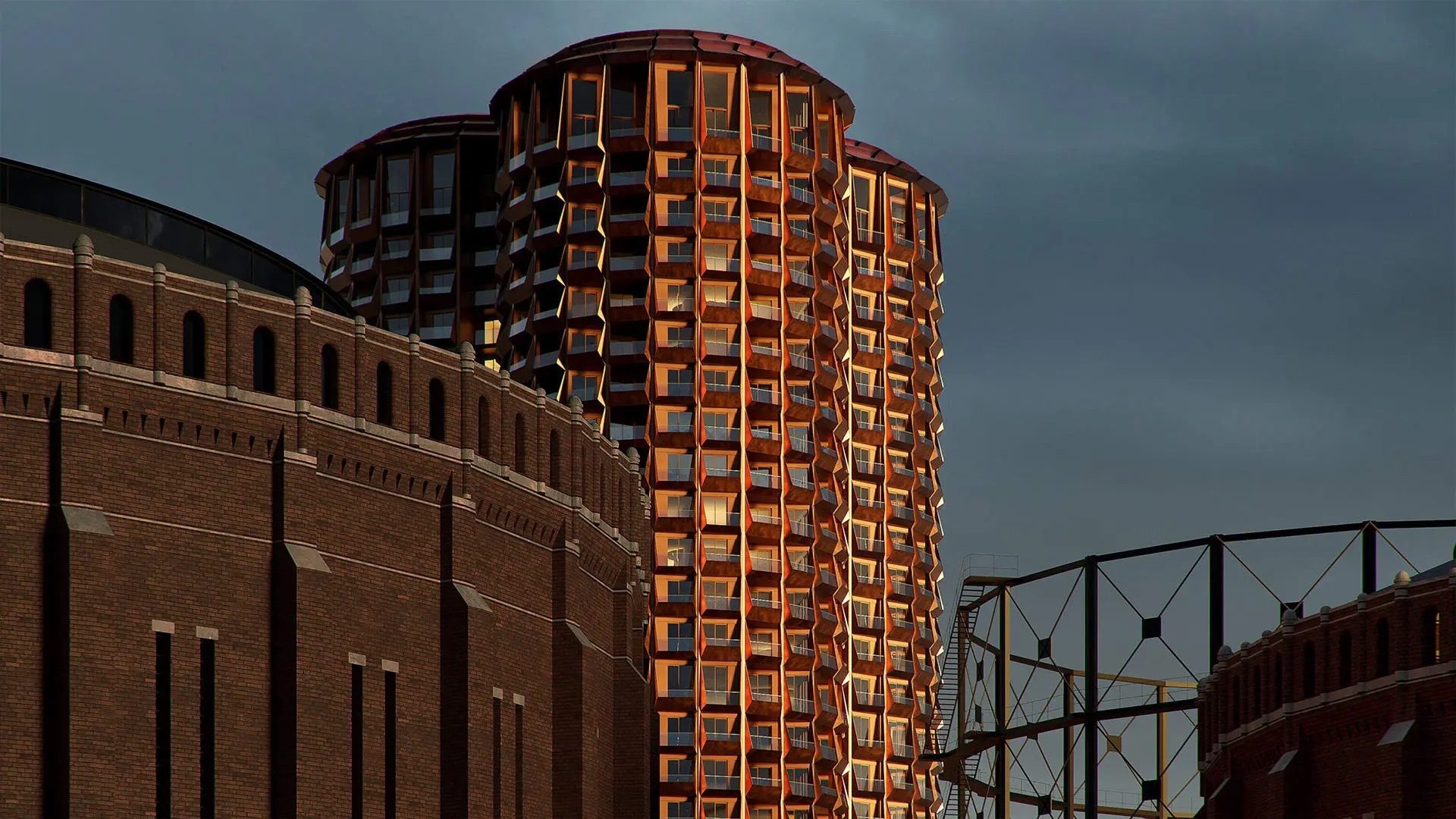 High-rise building, Composite material, Daytime