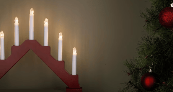 Candle holder, Christmas tree, Wax, Light, Plant