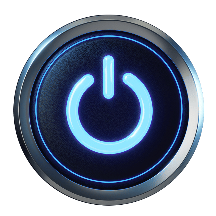 Power Button for Product Showcase