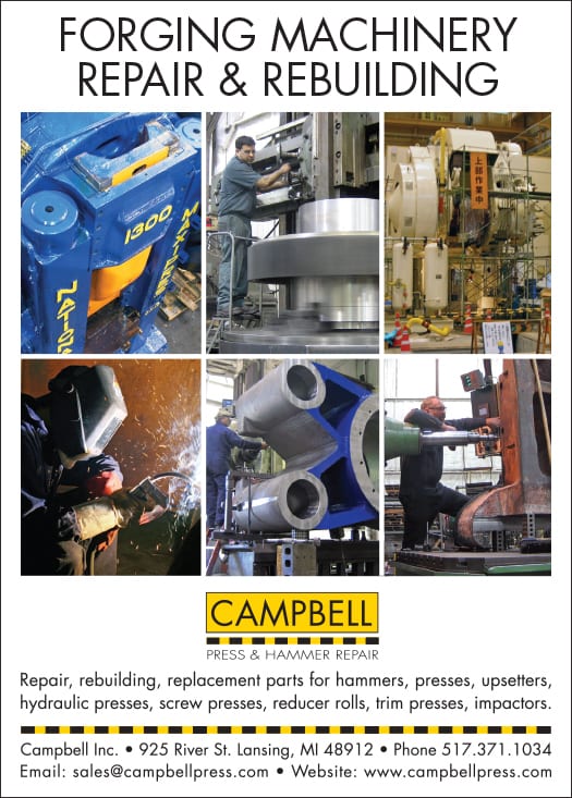 Ad: Campbell Press  Hammer Repair