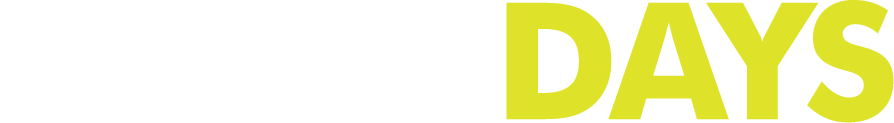 The RYOBI DAYS logo, featuring 'RYOBI' in white and 'DAYS' in yellow, on a dark green background.