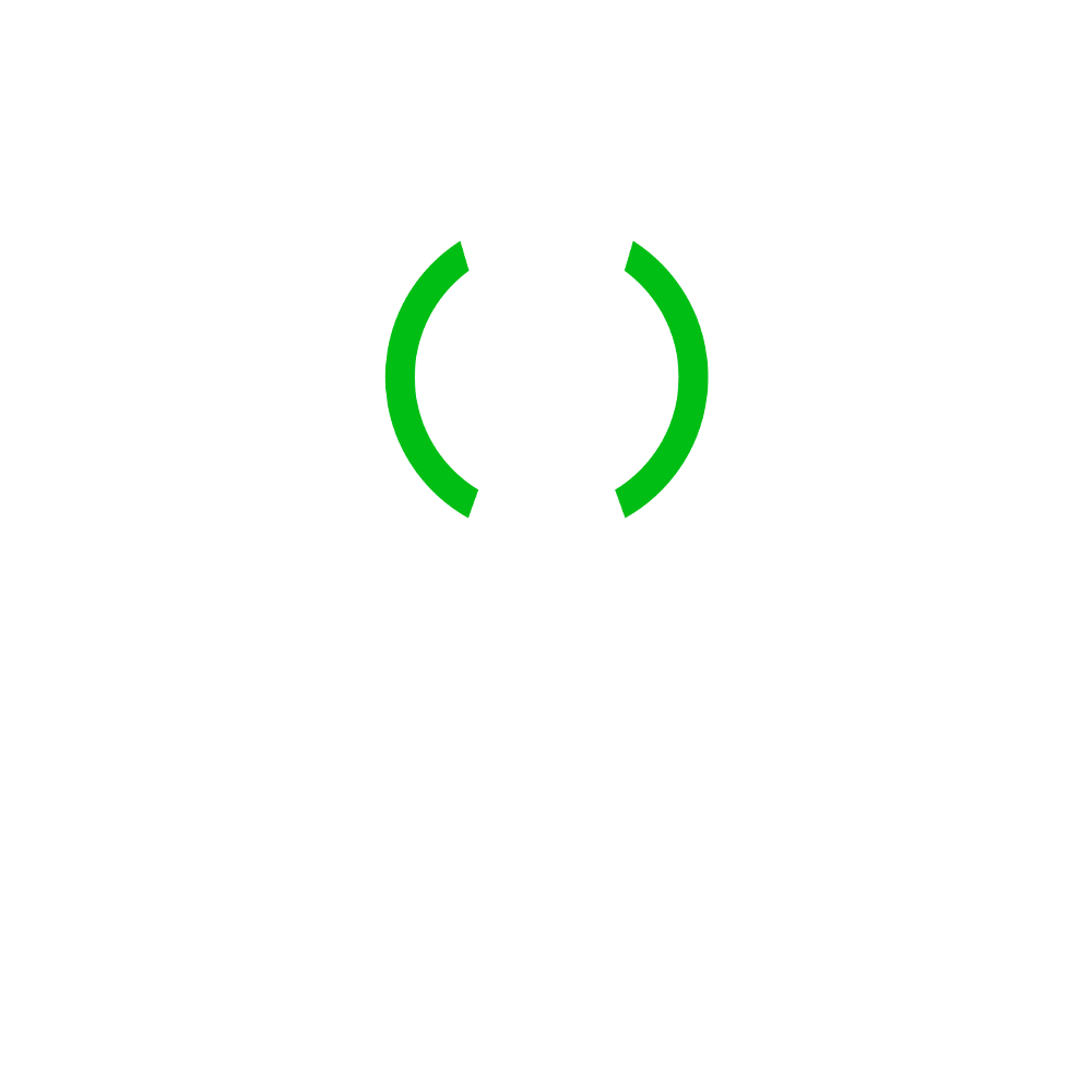 White UEFA Conference League logo with a trophy and green ring on dark green.
