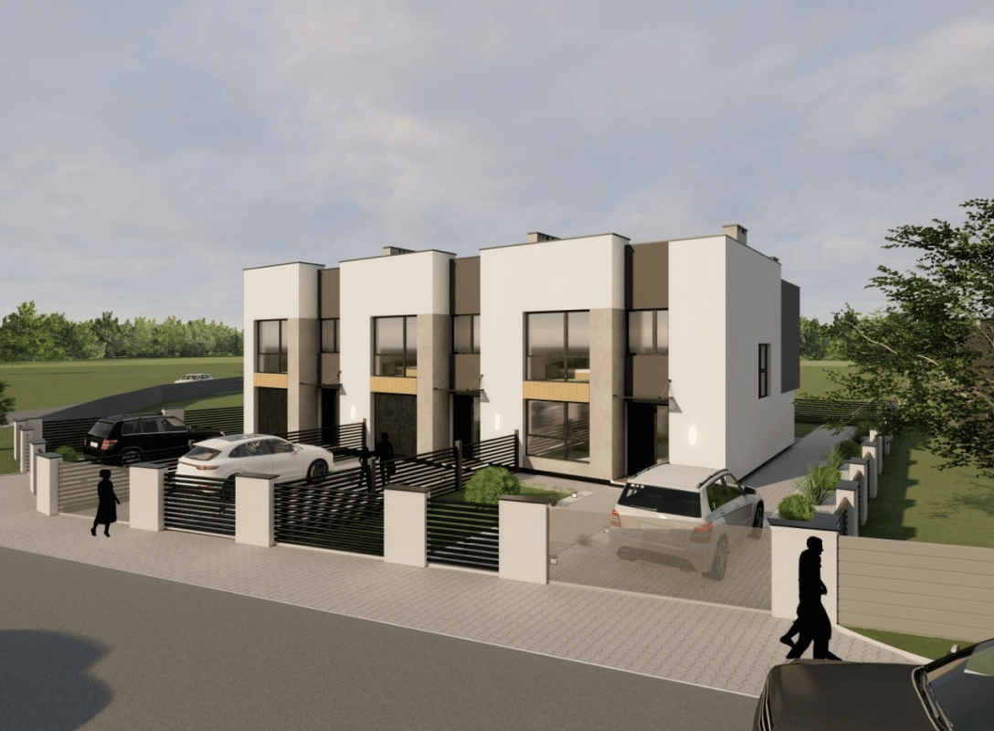 Land lot, Urban design, Residential area, Cloud, Sky, Building, Plant, House, Tree