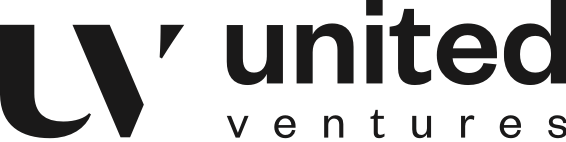 Logo for United Ventures with a stylized UV monogram.