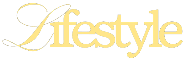 Golden script text "Lifestyle" on a dark green background.