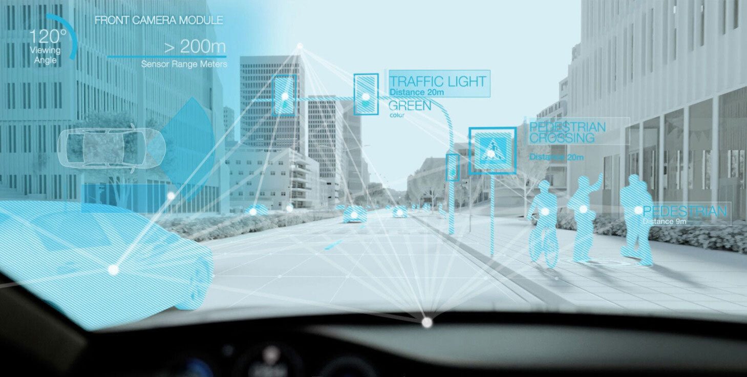 Automotive mirror, Motor vehicle, Windscreen wiper, Hood, Building, Infrastructure, Sky, Line