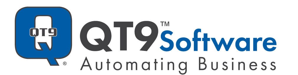 QT9 Software logo with 'Automating Business' tagline.