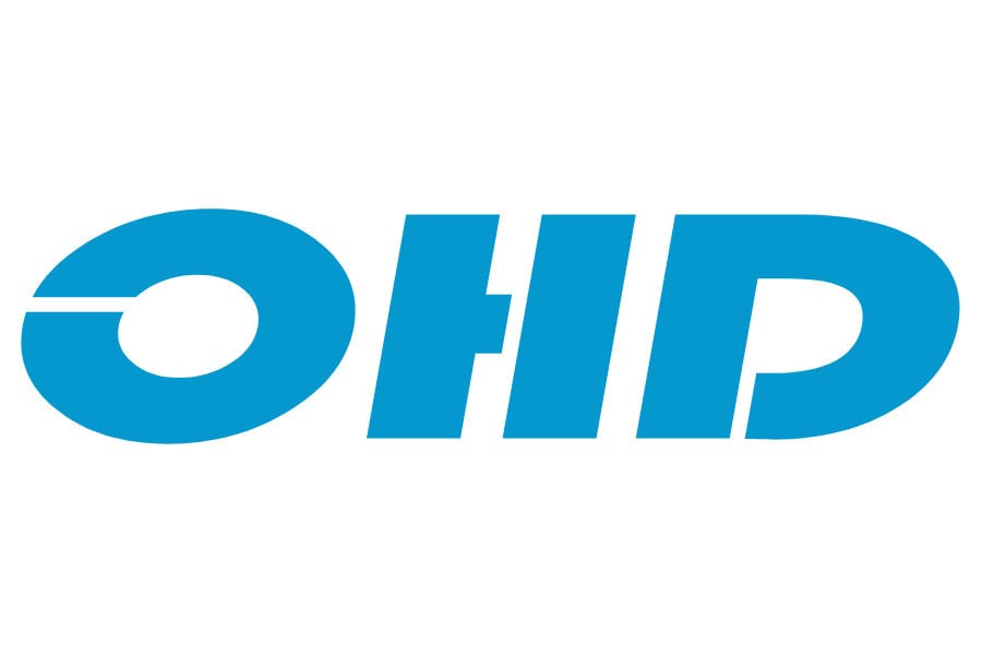 The OHP logo, in blue, with a stylized "O" that has a horizontal line through its upper part.