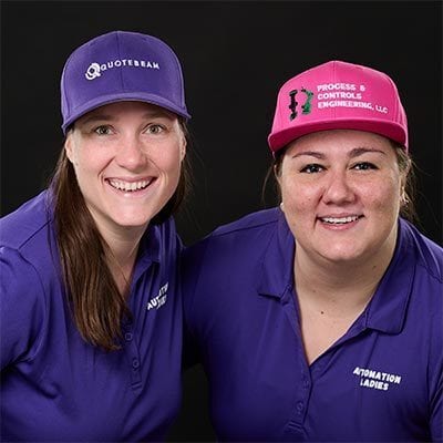 Cricket cap, Smile, Sleeve, Purple, Gesture, Headgear