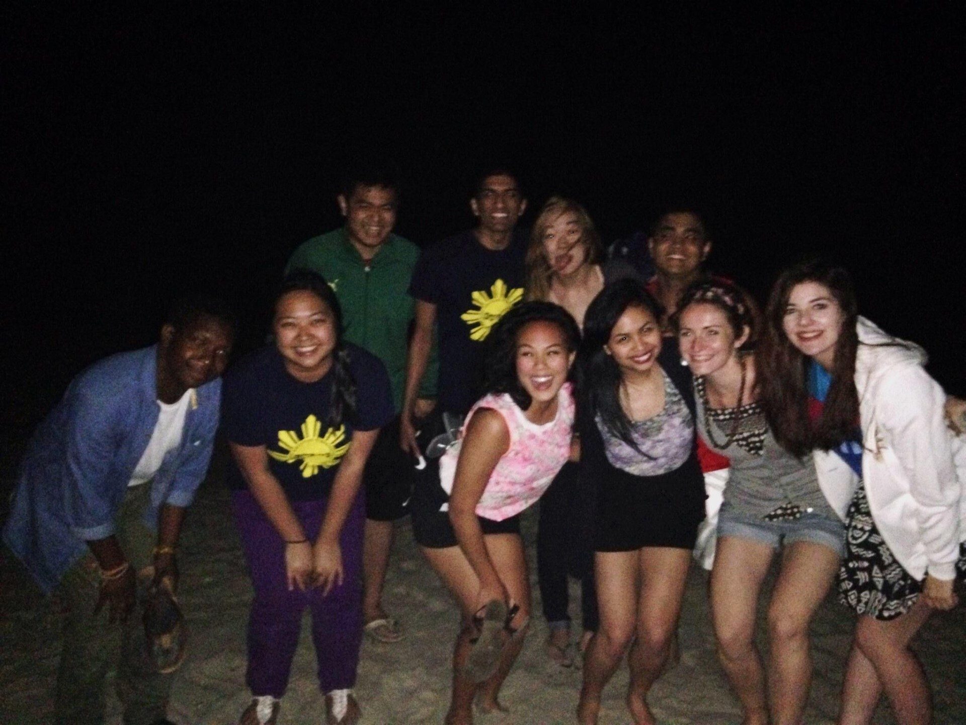 Flash photography, Clothing, Smile, Shorts, Happy, Thigh, Cool