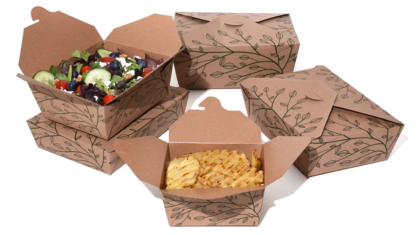 Eco Earth paper food containers