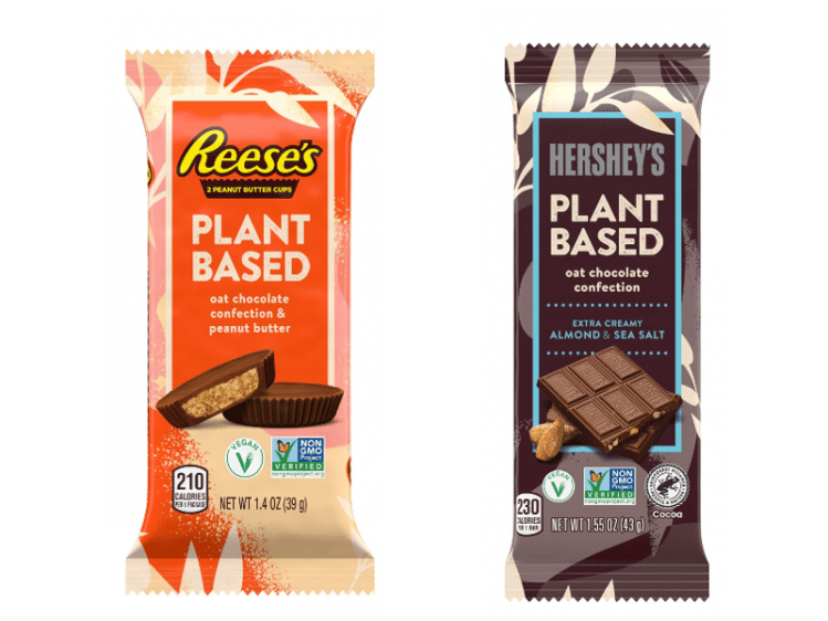 Dairy-free Hershey chocolates
