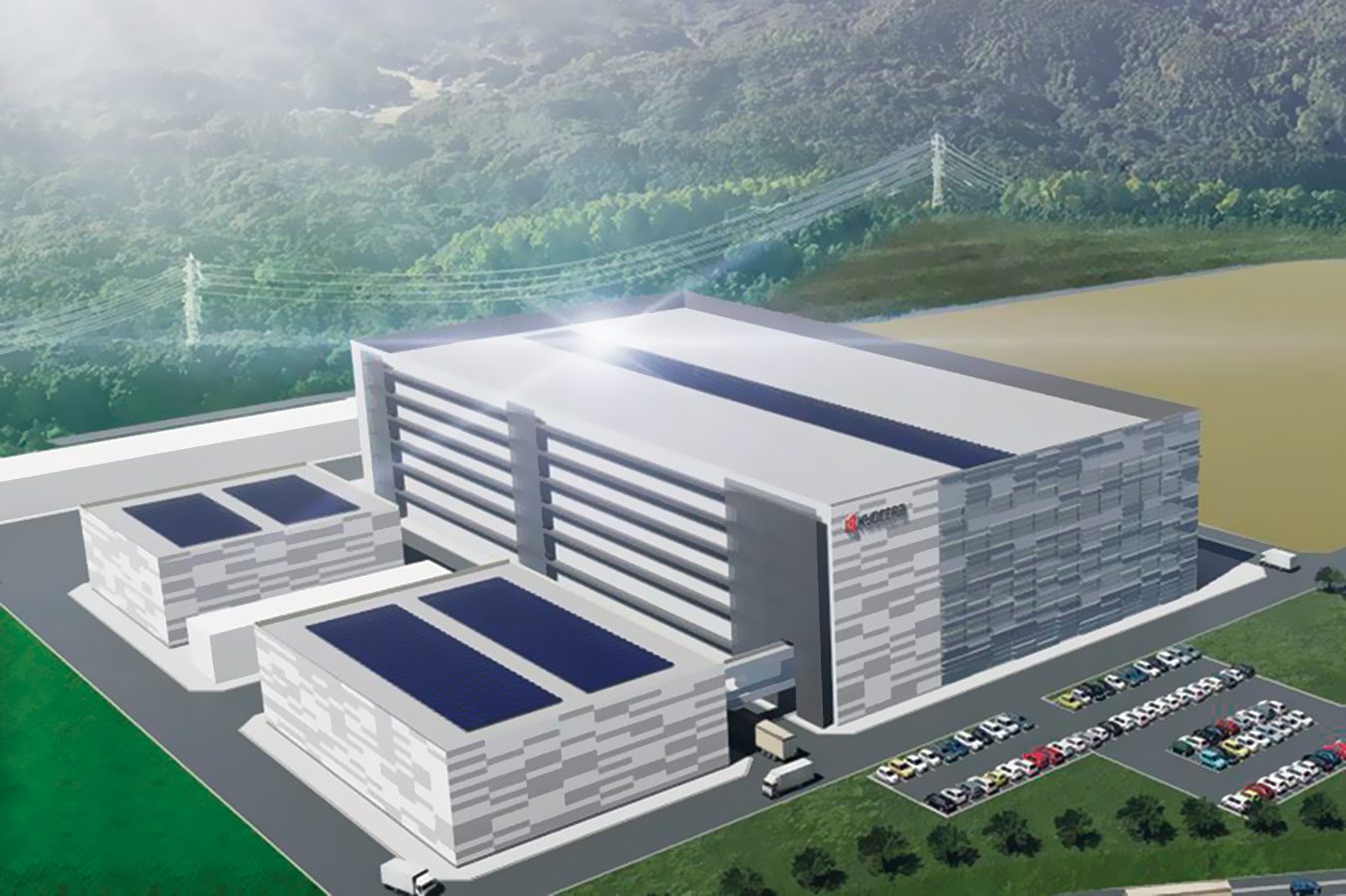 &#x201C;smart&#x201D; factory rendering