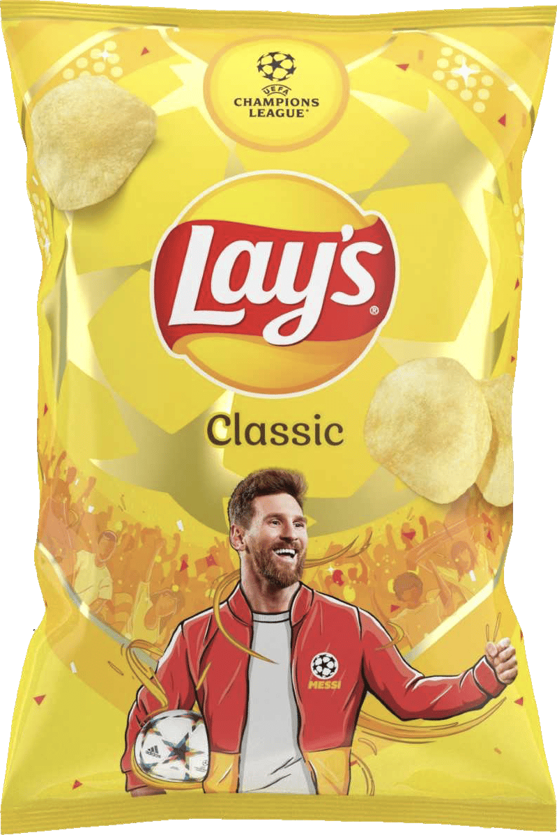 Lay&#x27;s classic bag with Messi