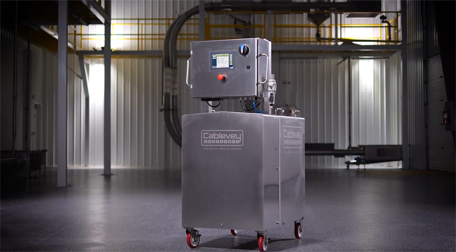 Still shot of Cablevey’s smart cart