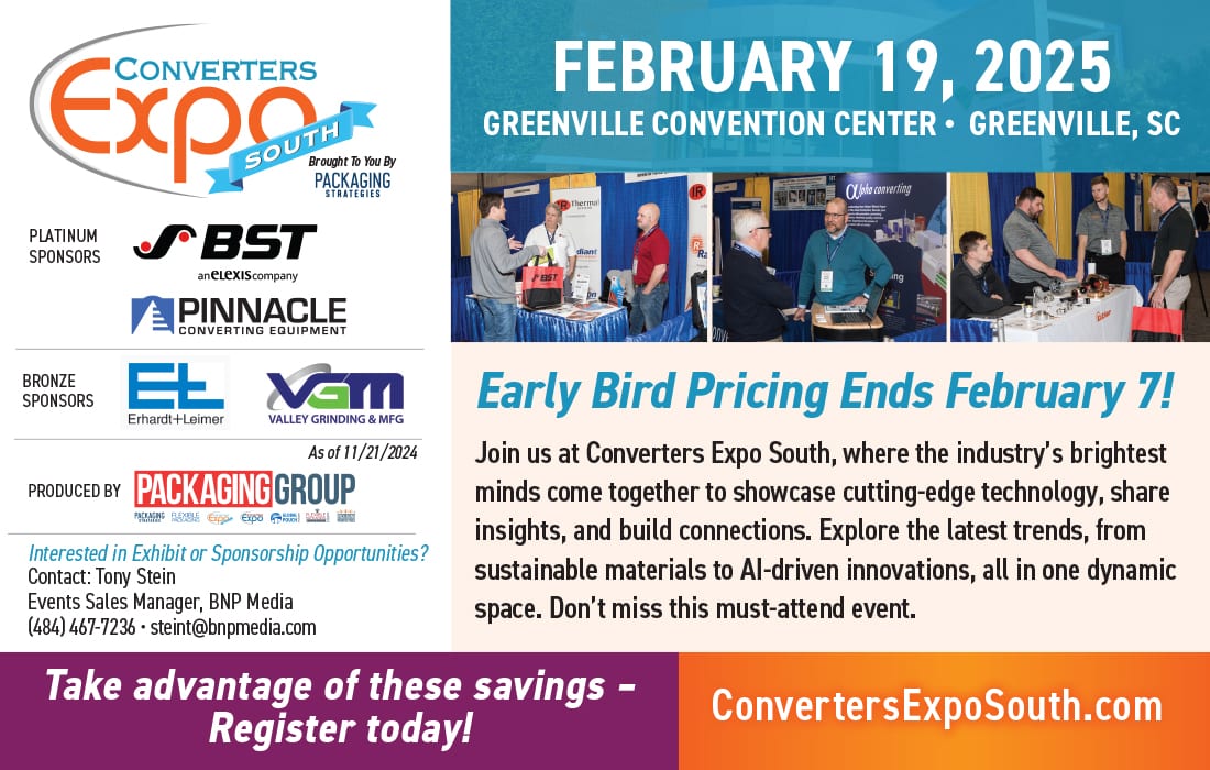 Ad: Converters Expo South