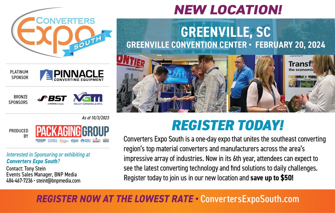 Ad: Converters Expo South