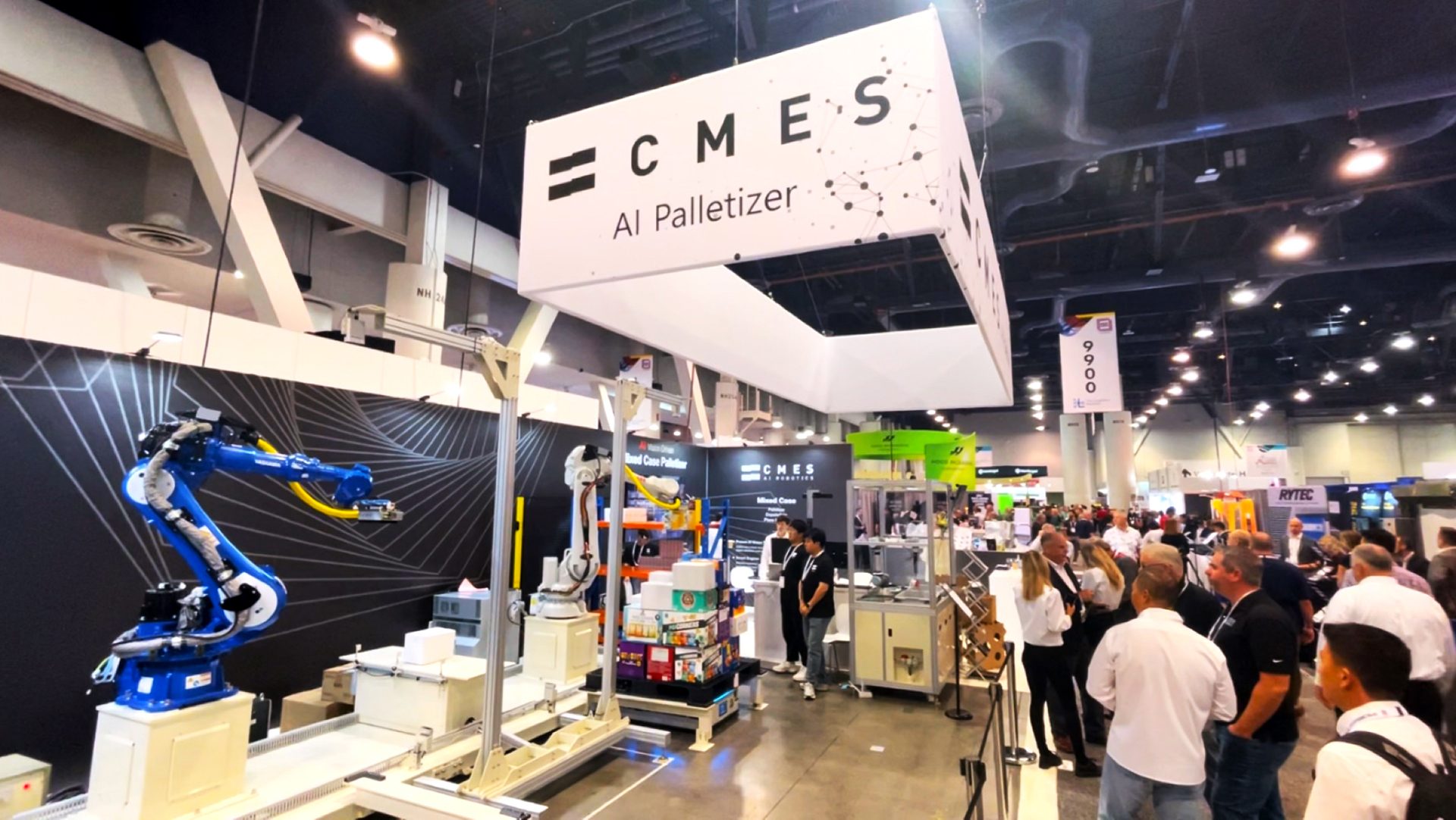 CMES booth at PACK EXPO with visitors