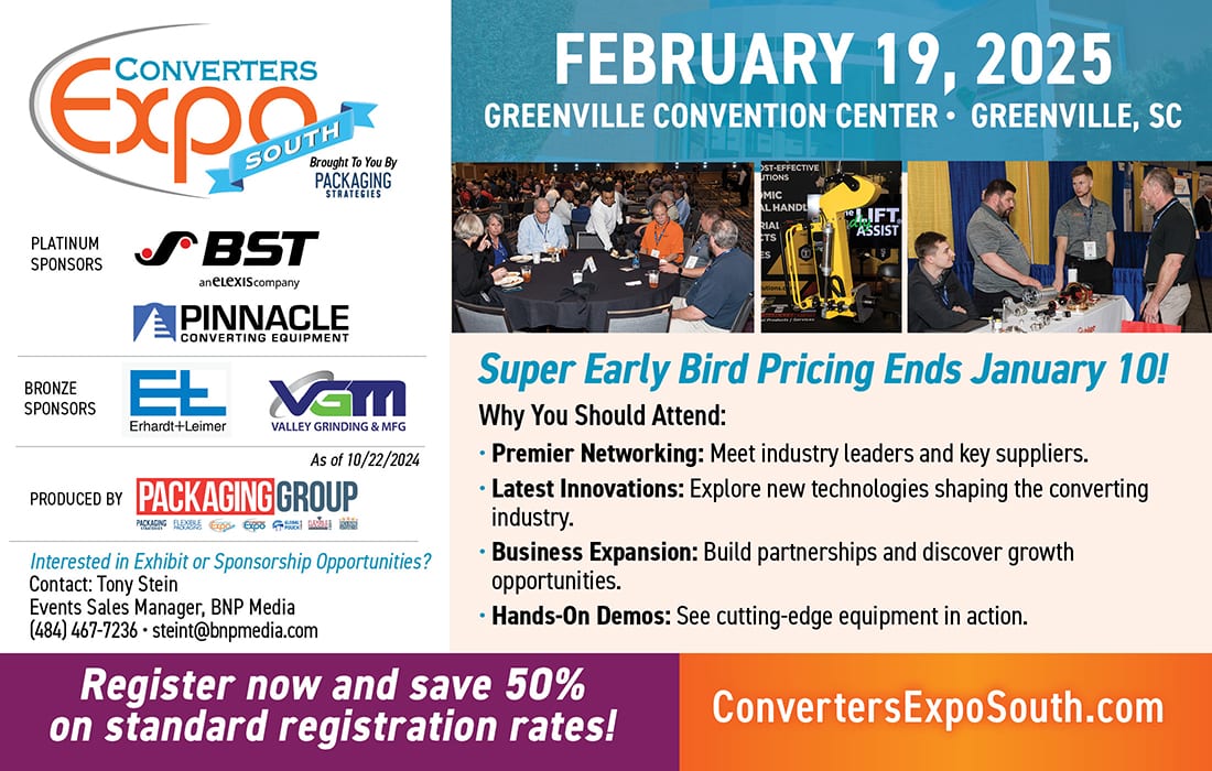 Ad: Converters Expo South