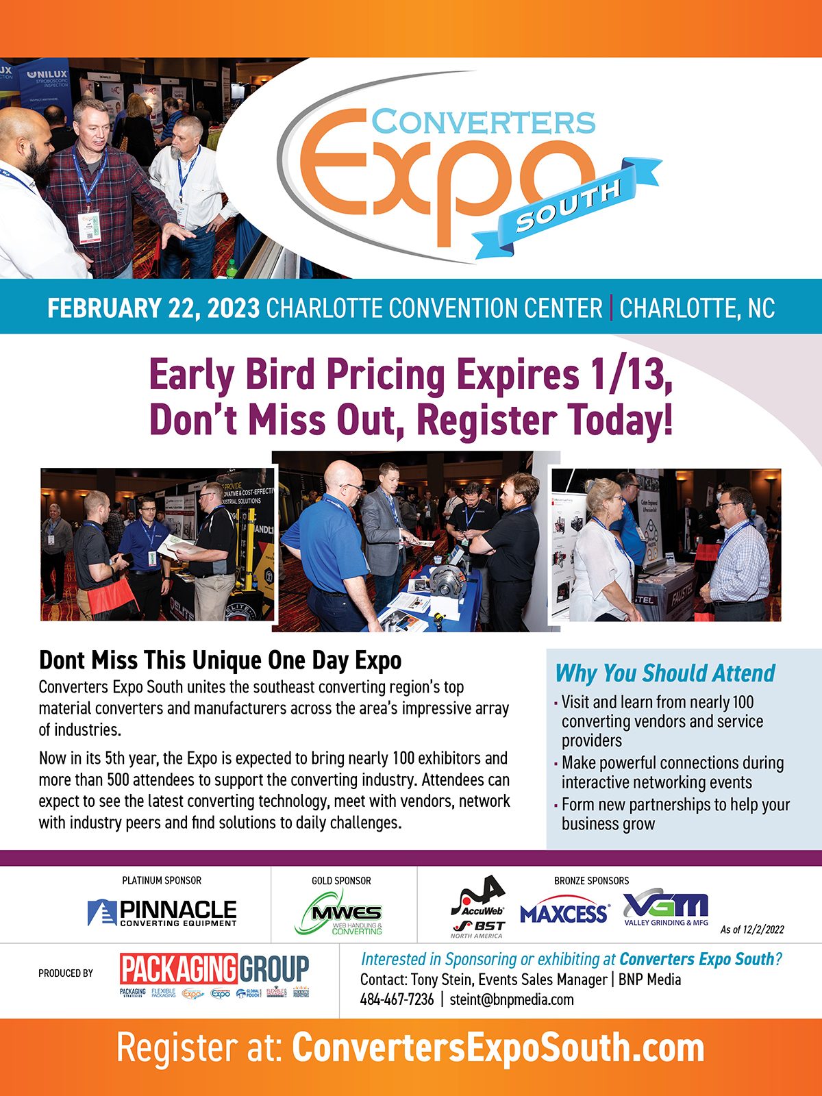 Ad: Converters Expo South