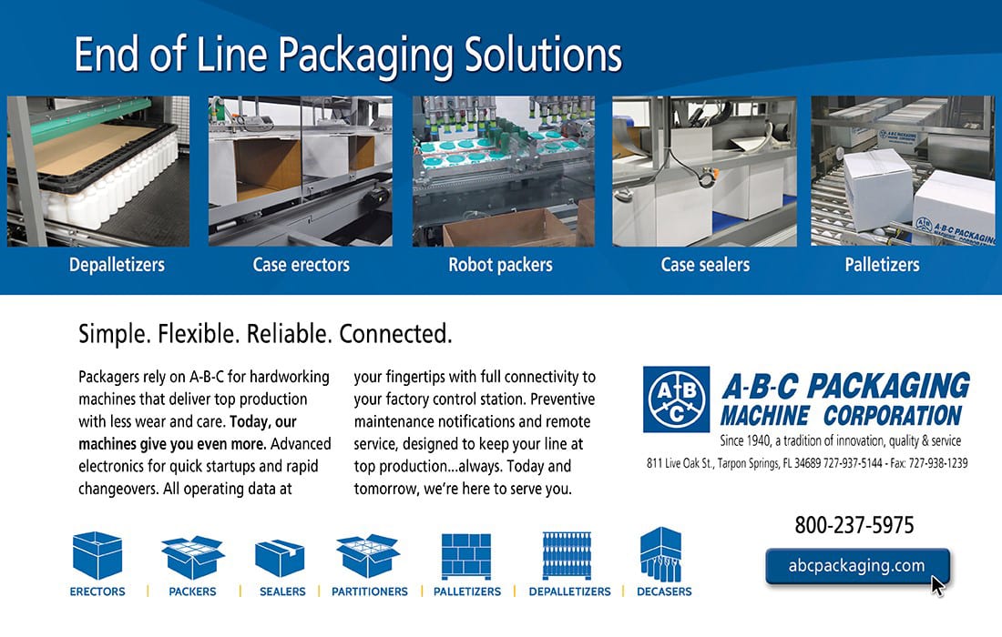Ad: ABC Packaging Machine Corp.