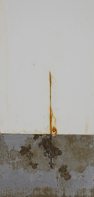 1,000-hour salt spray panels — medium oil soya alkyd primer 2 series (450 g/L VOC).