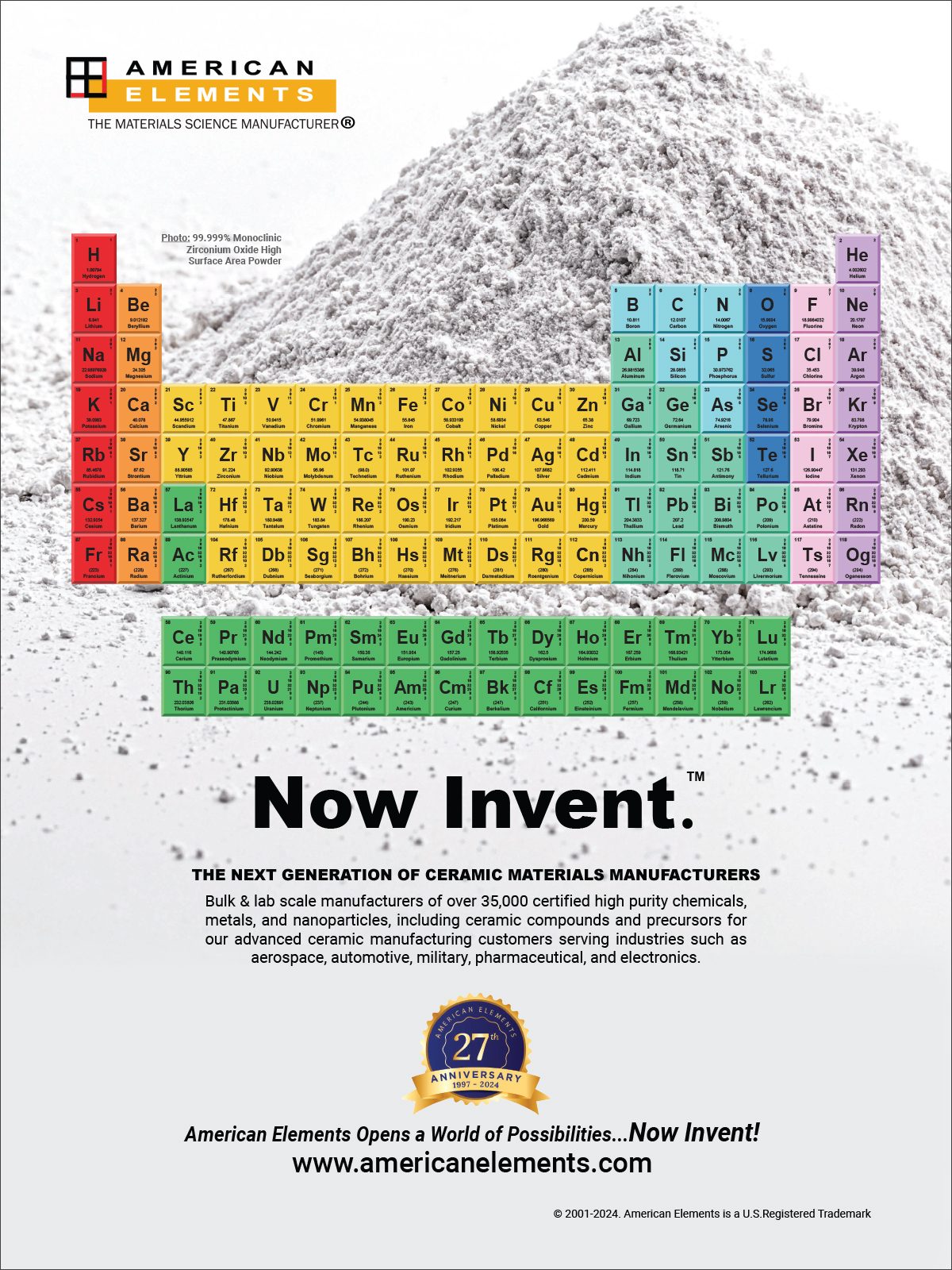 Ad: American Elements