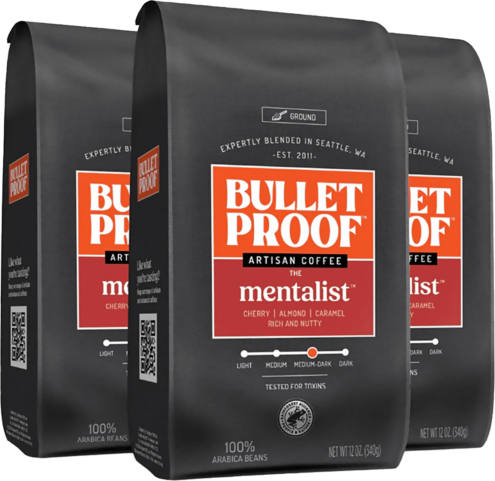 Bulletproof Mentalist coffee packaging 