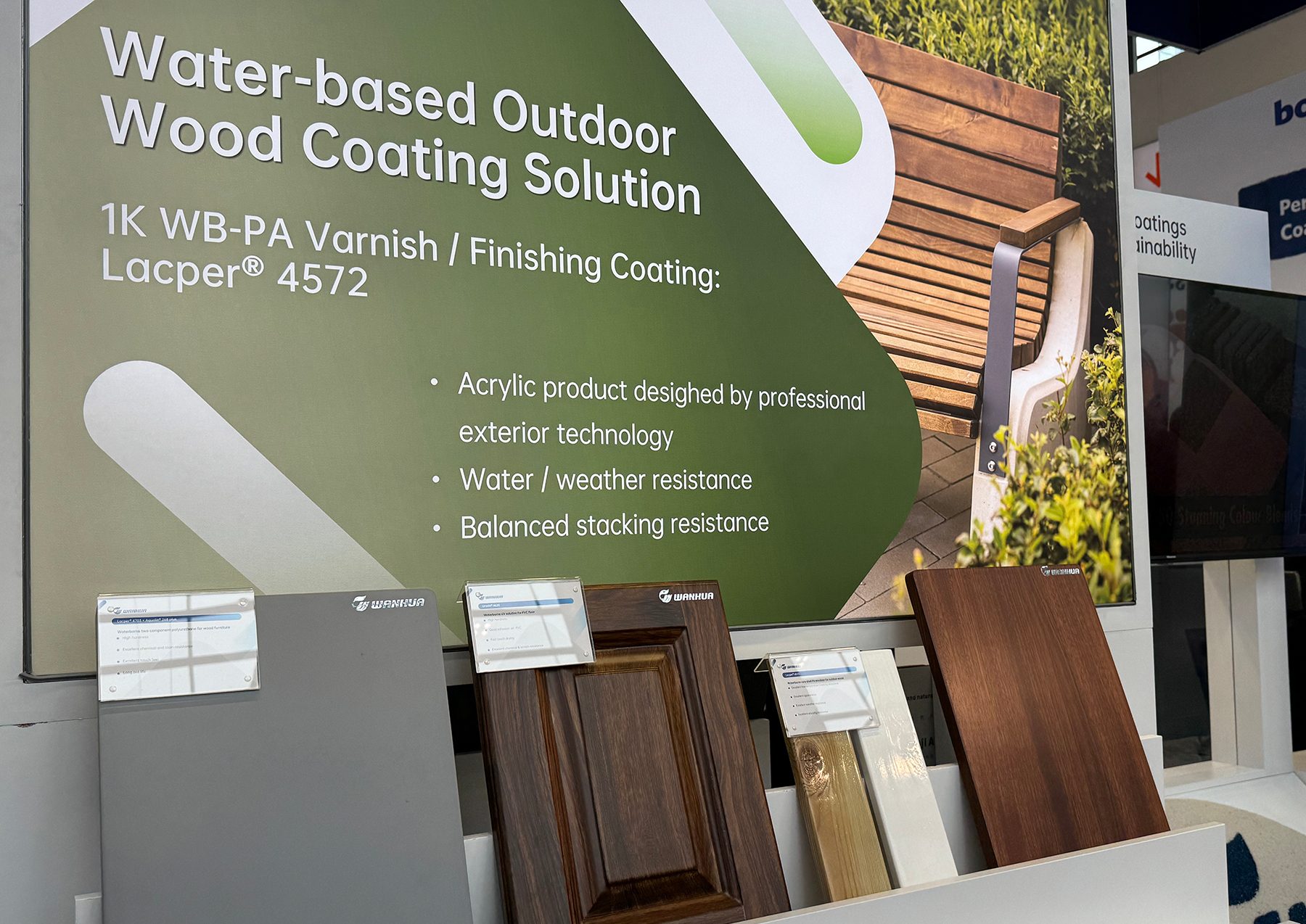 water-based outdoor wood coating solution