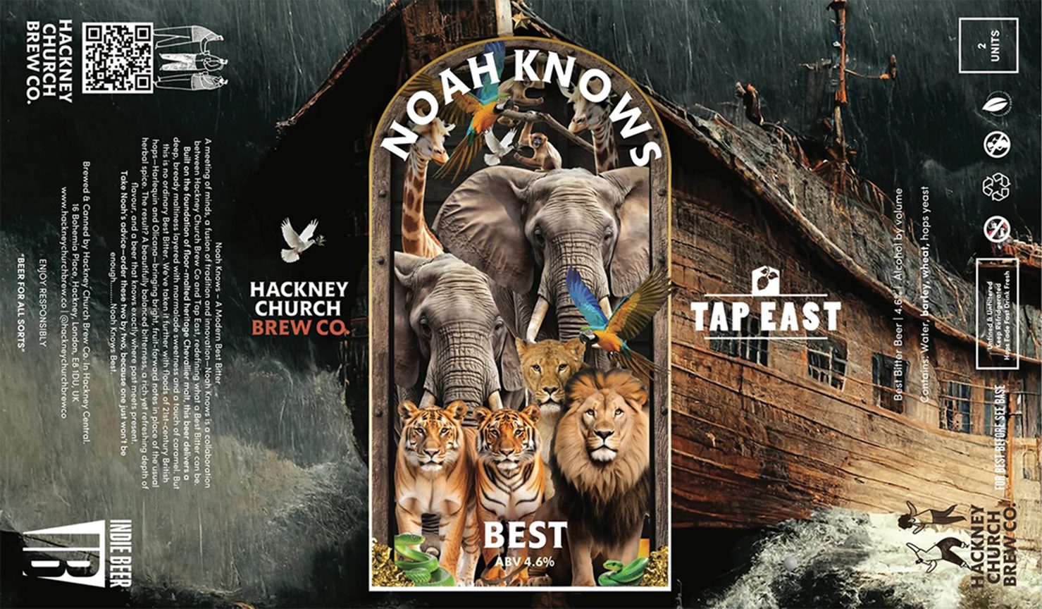 Image of the Noah Knows Best beer label