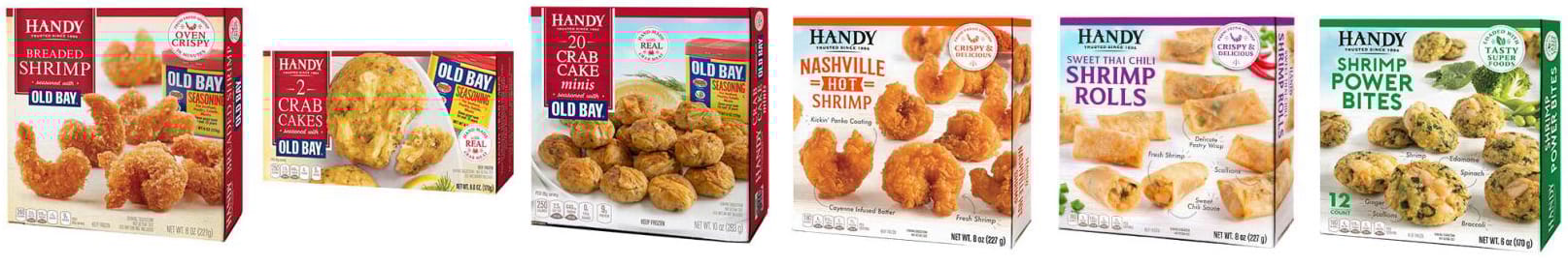 Handy Seafood packaging
