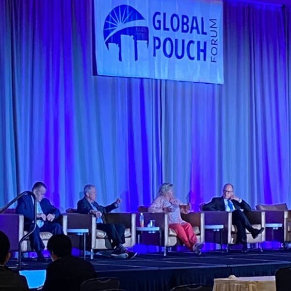 Participants in a Global Pouch Forum panel discussion