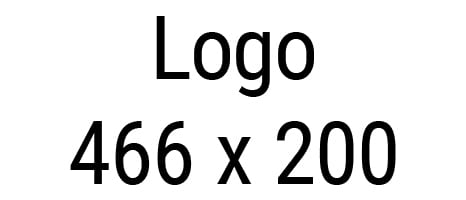Image with the text 'Logo' and its dimensions '466 x 200' on a white background.