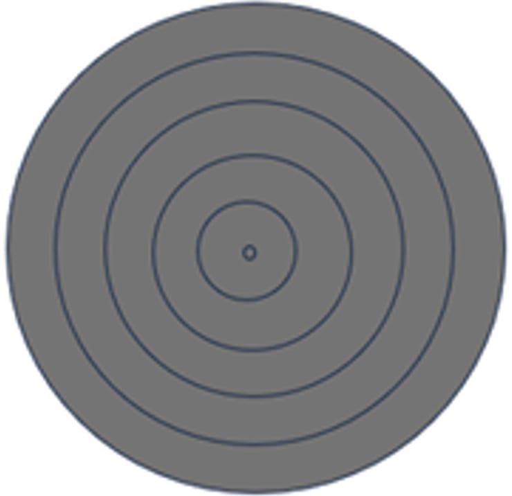 3D color visibility label