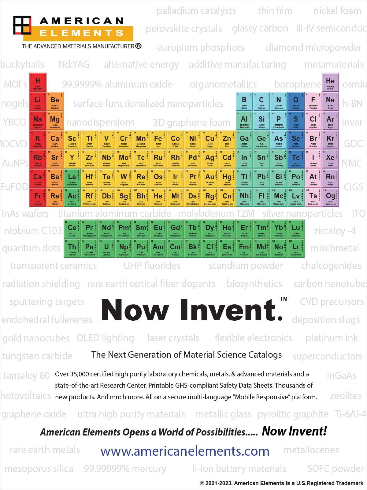 Ad: American Elements