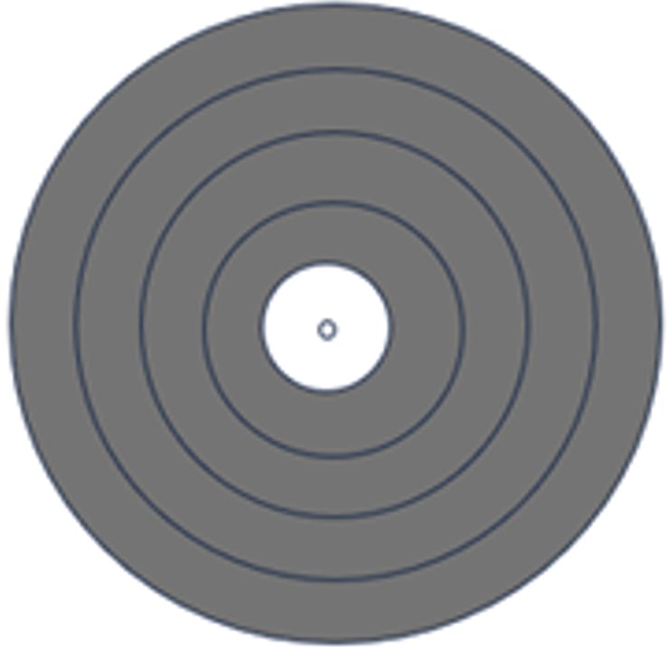 3D color visibility label