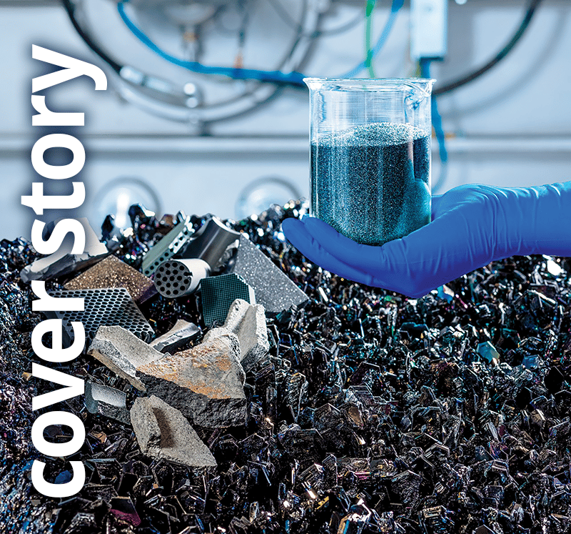 Cover Story about RECOSiC, an environmentally friendly recycling process