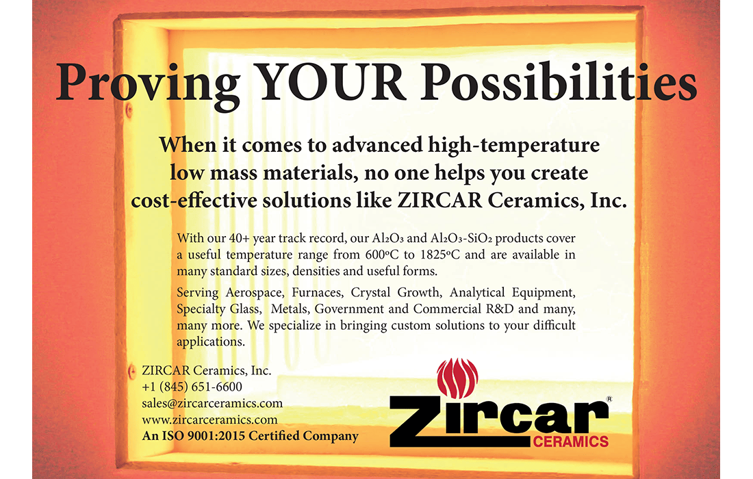 Ad: Zircar Ceramics