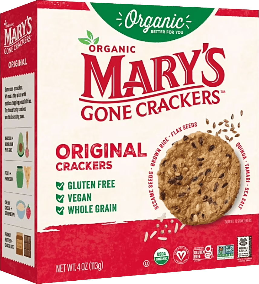 Individual shot of Mary’s Gone Original crackers