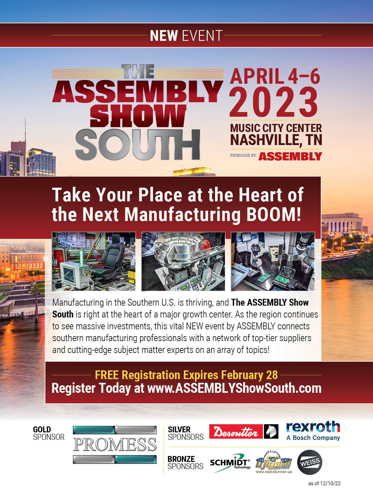 Ad: The Assembly Show South