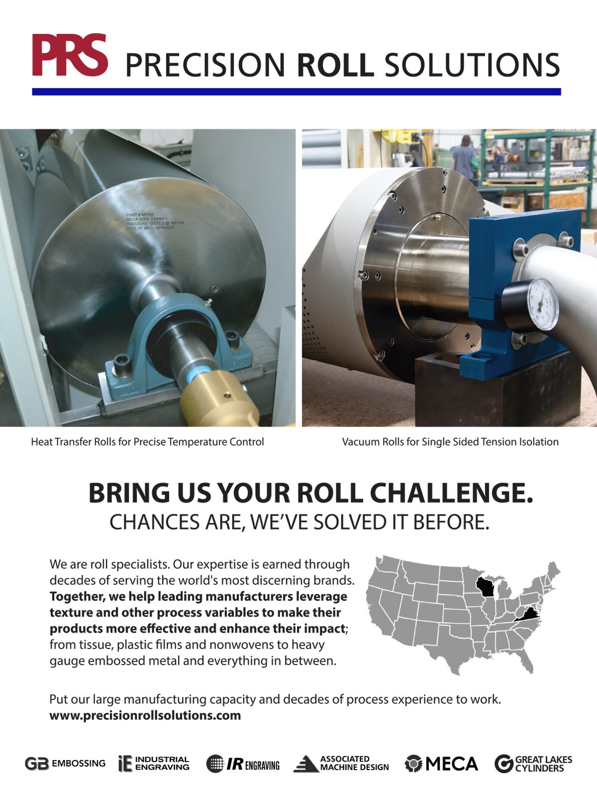 Ad: Precision Roll Solutions