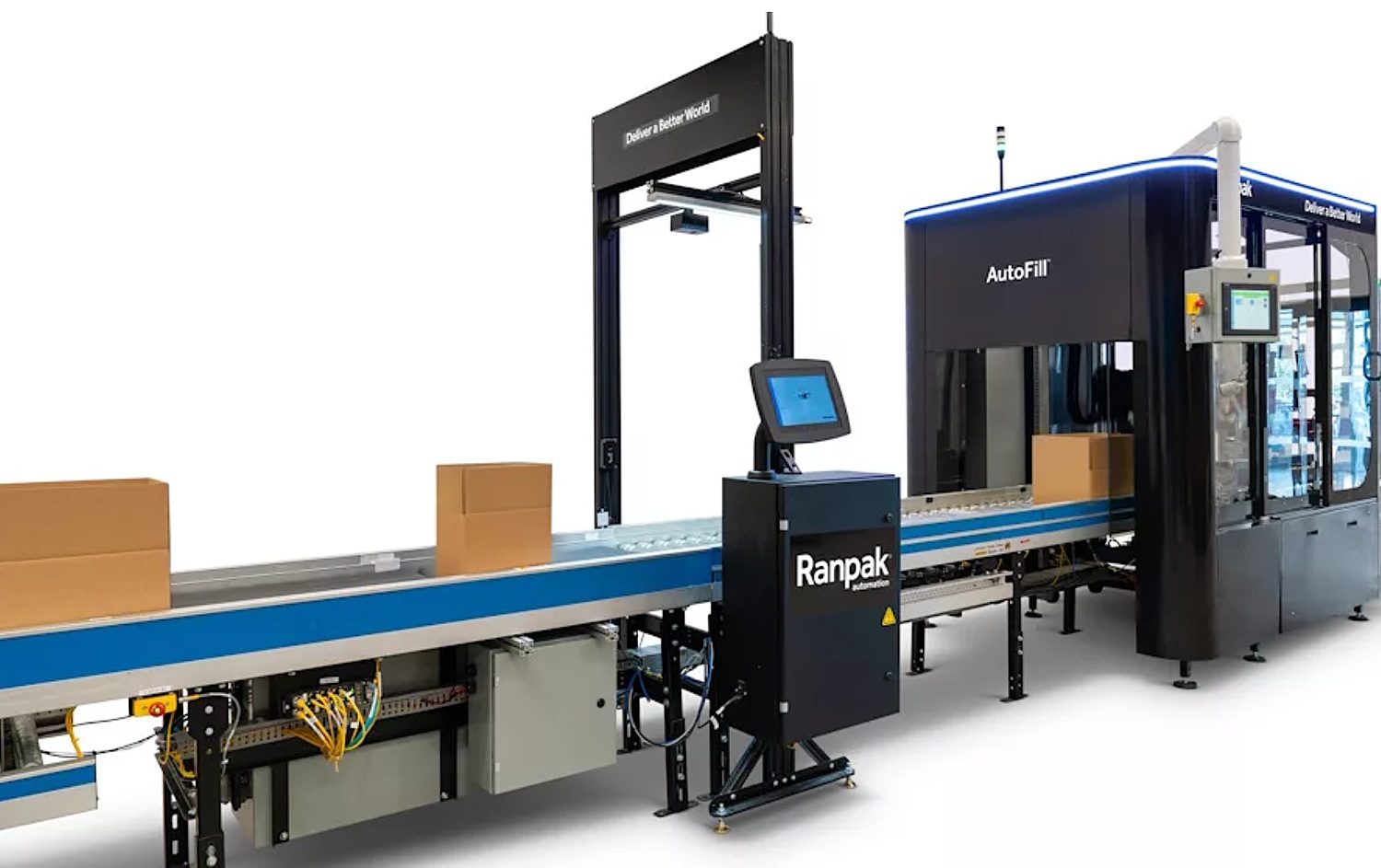 Ranpak Autofill system against white background