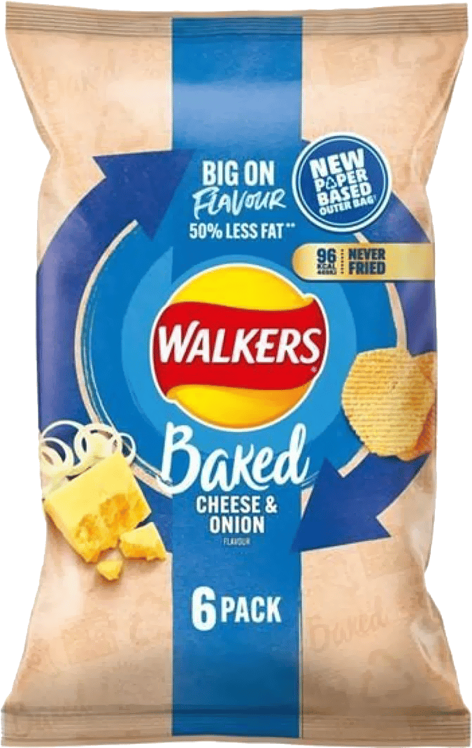 Cheddar and Onion Walkers Chips