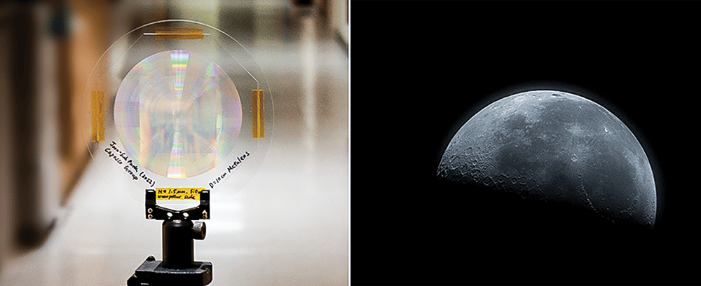 metalens and moon image