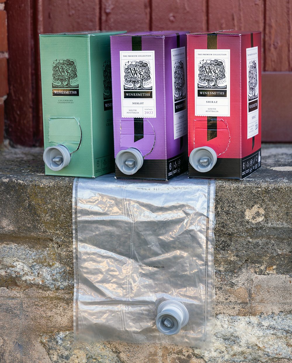 The recycle-ready bag-in-box for wine developed and manufactured at SIG’s Adelaide facility.