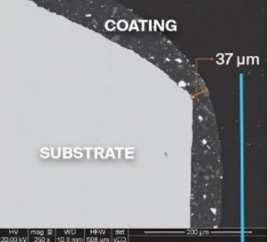 Film build comparison: Envirocron 