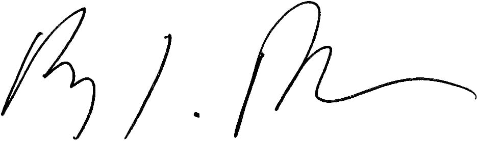 Douglas J. Peckenpaugh signature